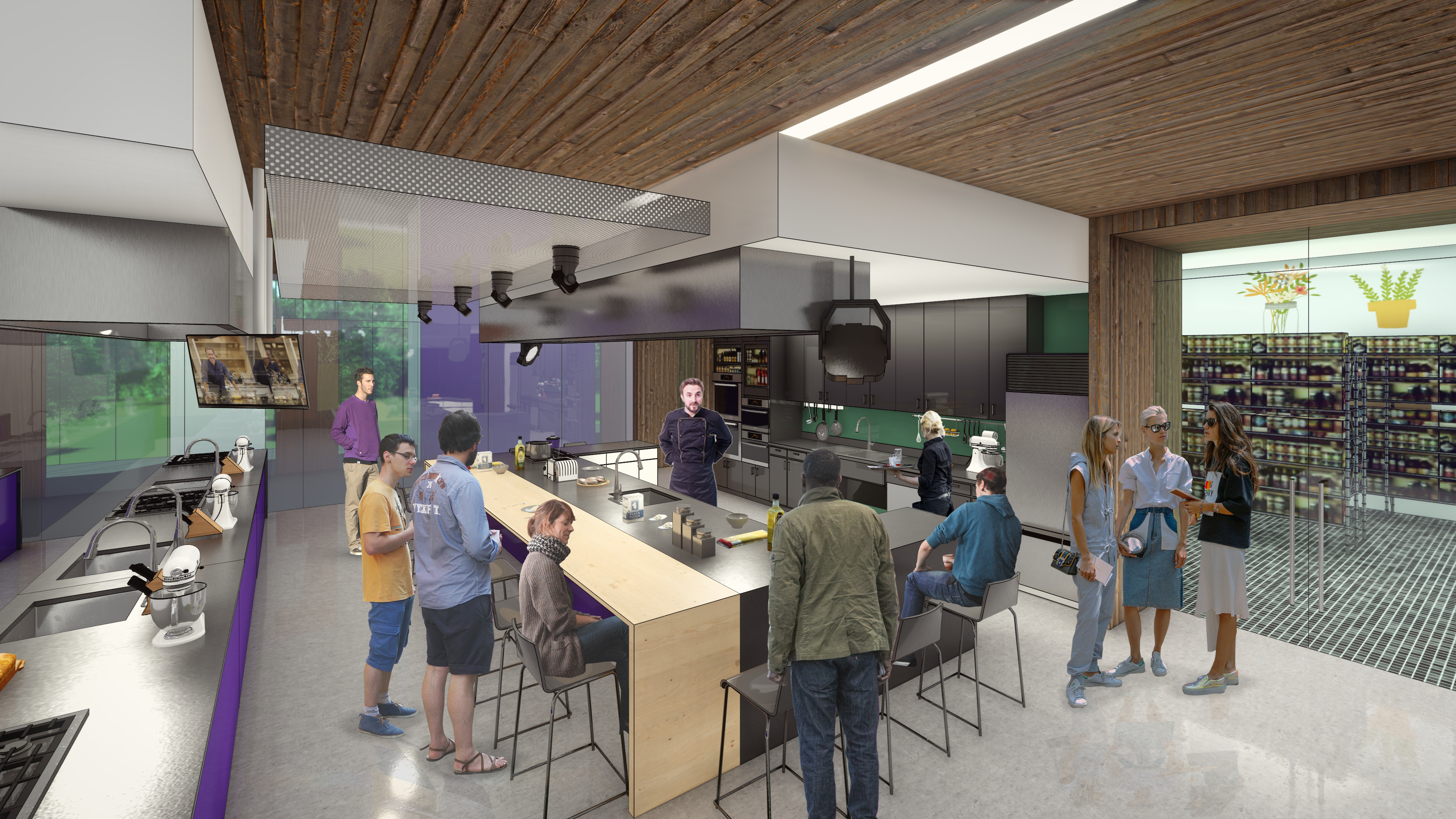 Kansas State University, Health & Wellness Master Plan - Nutrition Kitchen