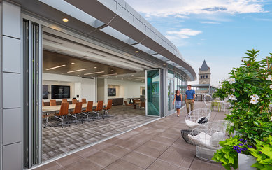 MetLife 555 12th Street Office Design Rooftop SmithGroup