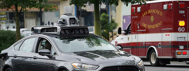 Self Driving Vehicle Prototype in San Francisco