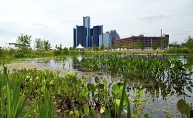 Detroit Riverwalk Landscape Architecture Design