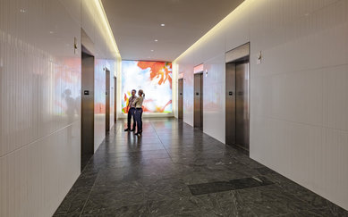 CPMC Van Ness Campus Hospital Lobby Elevators