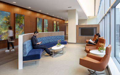 CPMC Van Ness Campus Hospital Family Waiting Area SmithGroup