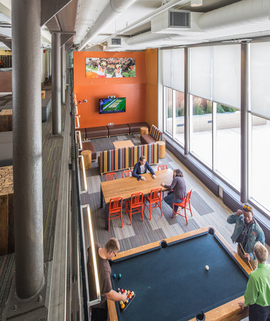 Bowling Green State University McDonald Hall Interior Billiard Architecture Ohio SmithGroup