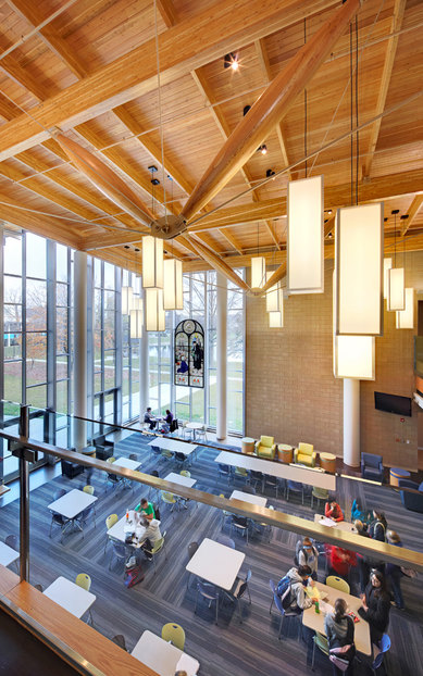 Madonna University Franciscan Center for Science & Media Interior Lobby