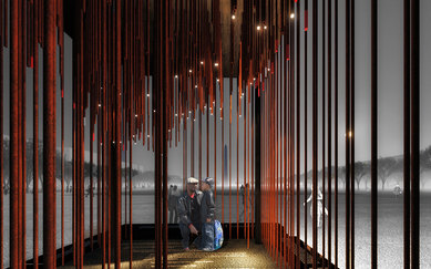 Society's Cage Rendering Interior SmithGroup