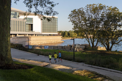 Northwestern University wave wall