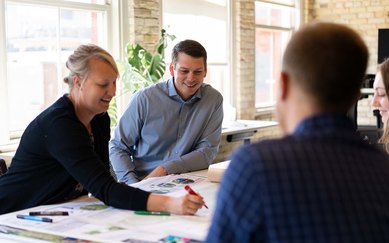 Milwaukee office collaboration interior architecture