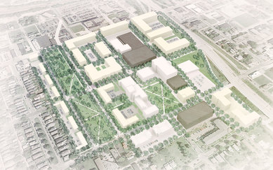 Mount Carmel Site Plan Birdseye view rendering