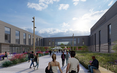 Kansas City University Exterior Rendering Joplin Missouri Higher Education