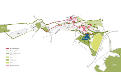 North Carolina State University Master Plan Diagram 