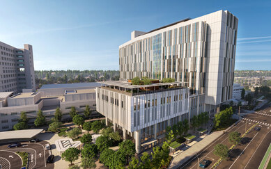 First Look at UC Davis Medical Center Tower Addition in Sacramento