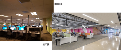 GoDaddy Gilbert Open Office Interior Design Phoenix SmithGroup