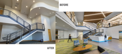 GoDaddy Gilbert Entry Interior Design SmithGroup Phoenix