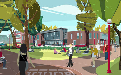 Indiana University of Pennsylvania Rendering 