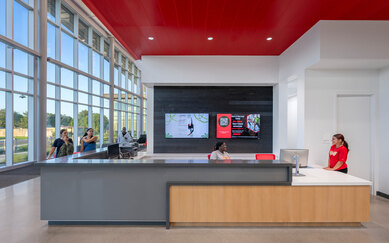 TAMU Victoria Wellness Recreation Interior
