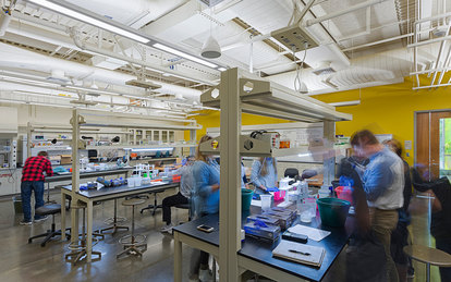 Augustana University Froiland Science Complex Interior Architecture Lab Planning Sioux Falls South Dakota