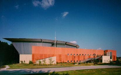 National Museum of the American Indian Cultural Resources Center Exterior Architecture Maryland SmithGroup