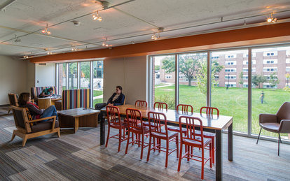 Bowling Green State University McDonald Hall Interior lounge Architecture Ohio SmithGroup