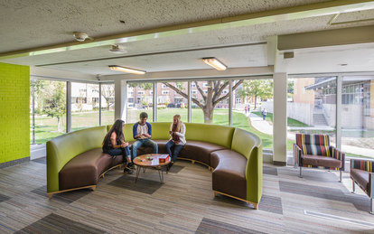 Bowling Green State University McDonald Hall Interior lounge Architecture Ohio SmithGroup