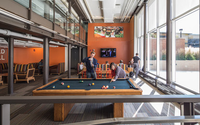 Bowling Green State University McDonald Hall Interior Billiard Architecture Ohio SmithGroup