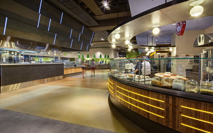 Michigan State University Case Hall Dining Renovation Architecture Interior East Lansing SmithGroup