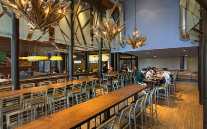 Michigan State University Case Hall Dining Renovation Architecture Interior East Lansing SmithGroup