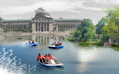 Chicago South Lakefront Plan Park District Lake Michigan Aerial Parks and Open Spaces Landscape Architecture SmithGroup