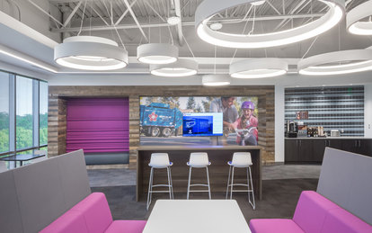 Republic Services Charlotte Office Design Interiors SmithGroup Architecture