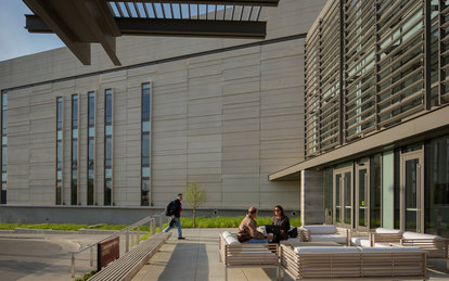 Indiana University Cyberinfrastructure Building Exterior CIB Science Technology Architecture Data Centers SmithGroup Bloomington