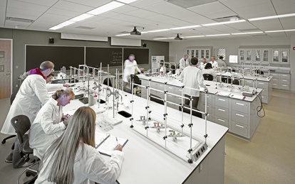 Madonna University Franciscan Center for Science & Media SmithGroup Detroit Higher Education Interior lab 