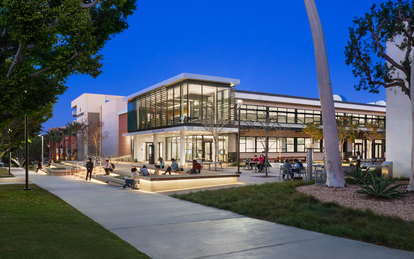 California State University Long Beach Exterior Entrance SmithGroup Los Angeles Higher Education Architecture