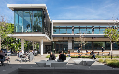 California State University Long Beach Exterior Entrance SmithGroup Los Angeles Higher Education Architecture