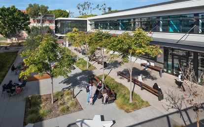 California State University Long Beach Exterior Entrance SmithGroup Los Angeles Higher Education Architecture