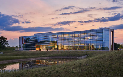 Indiana toll Road office Building Elkhart Indiana workplace architecture SmithGroup Chicago