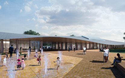Applewood Estate Master Plan SmithGroup Detroit Flint Cultural Landscape Architecture Rendering