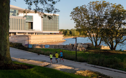 Northwestern University Wave Wall Evanston Illinois Campus Chicago SmithGroup