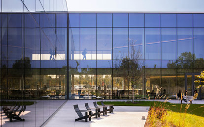 Zeiss Headquarters SmithGroup Detroit Workplace Headquarters Exterior Michigan South Lyon