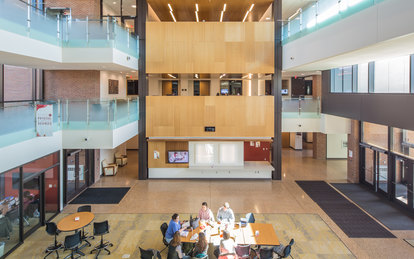 Ott Hall, Indiana Wesleyan University Higher Education SmithGroup Interiors Architecture Nursing