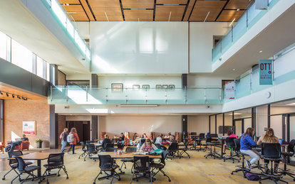 Ott Hall, Indiana Wesleyan University Higher Education SmithGroup Interiors Architecture Nursing