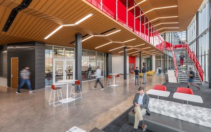 University of Houston Victoria STEM Interior Lobby