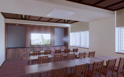 Virginia Mae Center Cathedral College Washington National Cathedral Rendering - SmithGroup