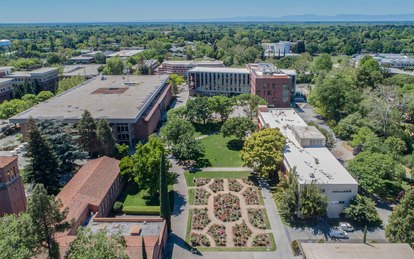 University of California Chico Natural Sciences Building Project Story Aerial 