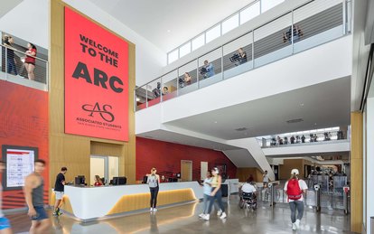 San Diego State University Interior Entrance Higher Education Architecture