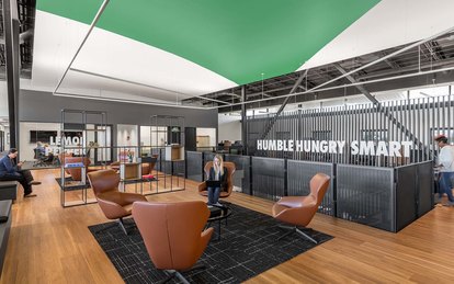 Wingstop Headquarters Workplace interiors Texas Dallas