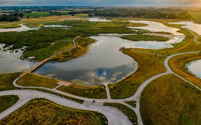 Howard Marsh Metropark Aerial Urban Environments Parks and Recreation