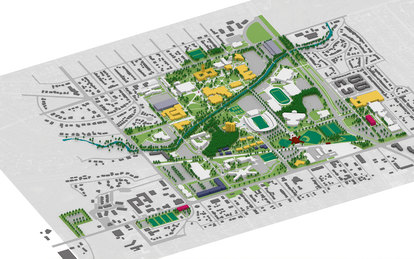 University of Toledo Master Plan Aerial