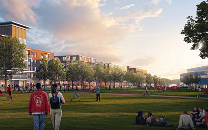 North Carolina State University Master Plan Rendering