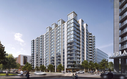 300 K Street Apartment Exterior SmithGroup Washington DC