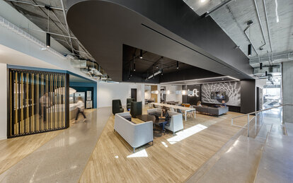 BD Tempe Open Collaboration Cafe Interior Design Tempe SmithGroup