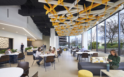 DEA Office Cafe Window Right Interior Design Washington DC SmithGroup